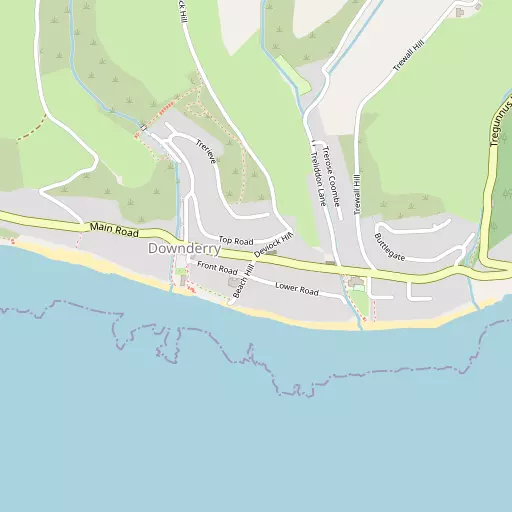 Map of Downderry
