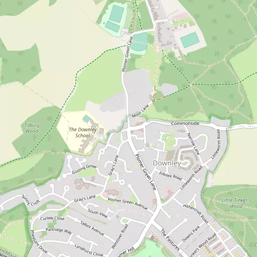 Map of Downley