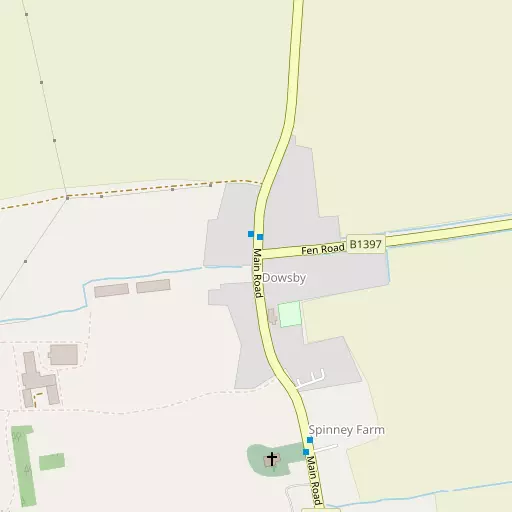 Map of Dowsby