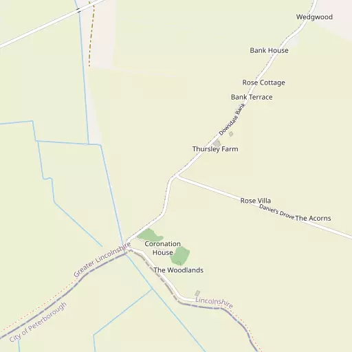 Map of Dowsdale