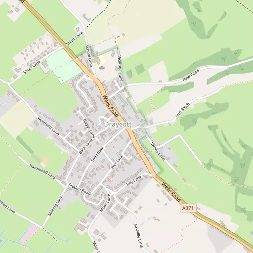 Map of Draycott