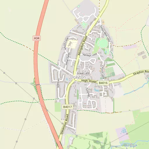 Map of Drayton