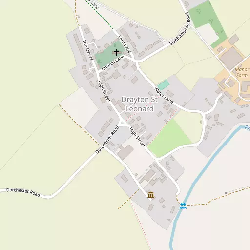 Map of Drayton St Leonard