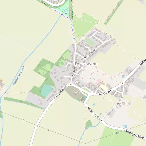 Map of Dry Drayton