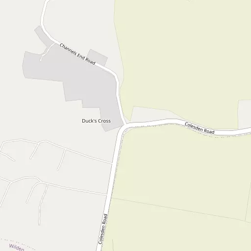 Map of Duck's Cross