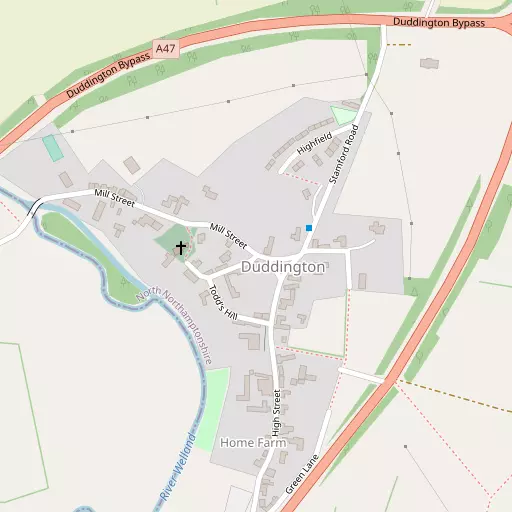 Map of Duddington