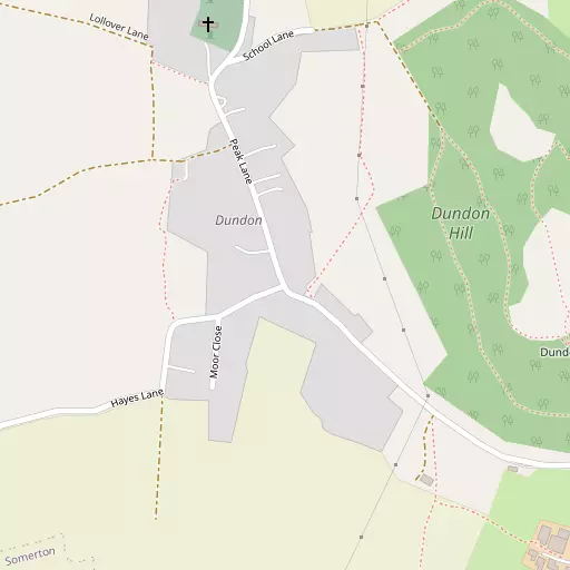 Map of Dundon