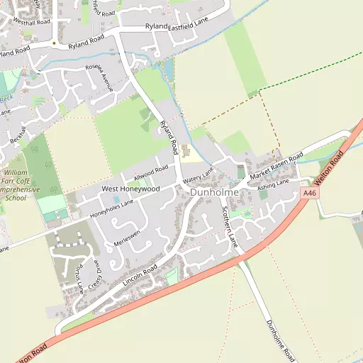 Map of Dunholme