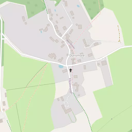 Map of Dunsmore