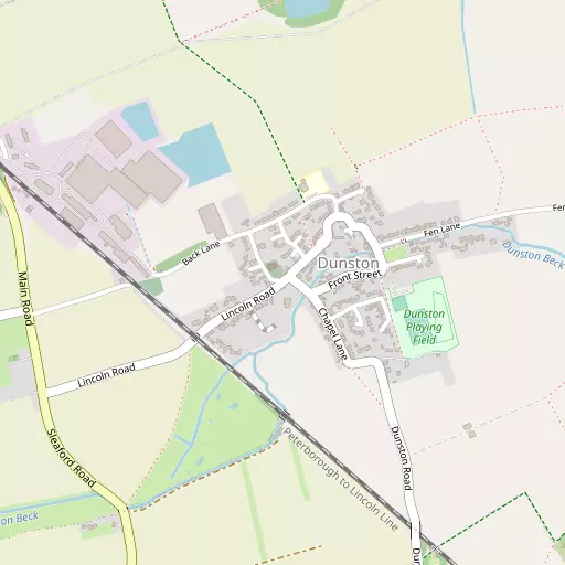 Map of Dunston