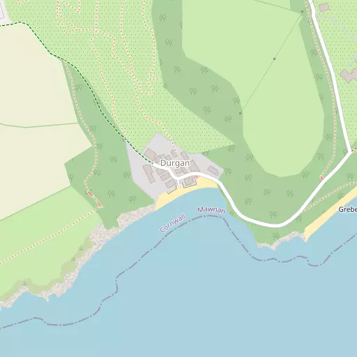 Map of Durgan