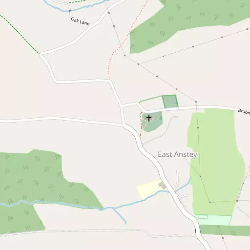 Map of East Anstey