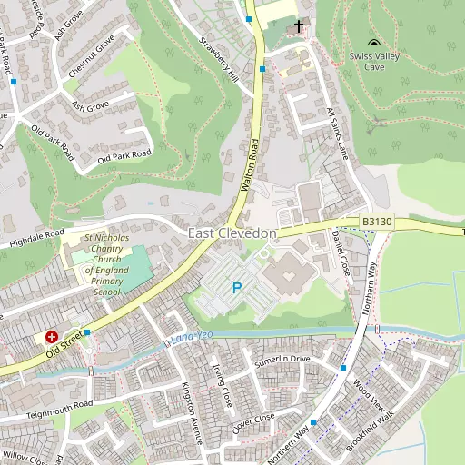 Map of East Clevedon