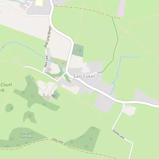 Map of East Coker