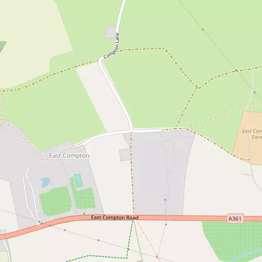 Map of East Compton