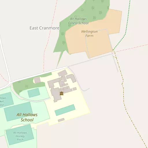 Map of East Cranmore