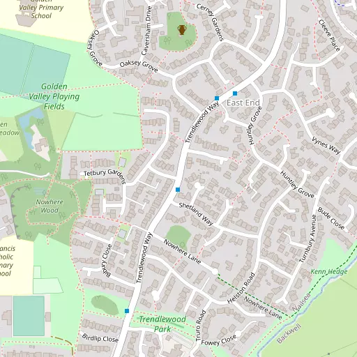 Map of East End