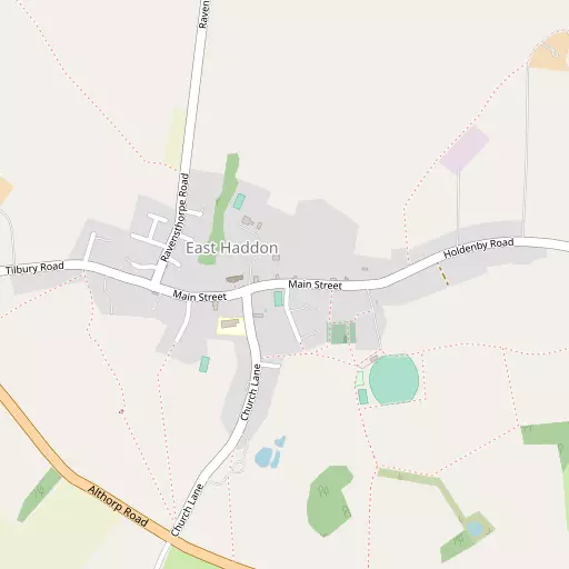 Map of East Haddon
