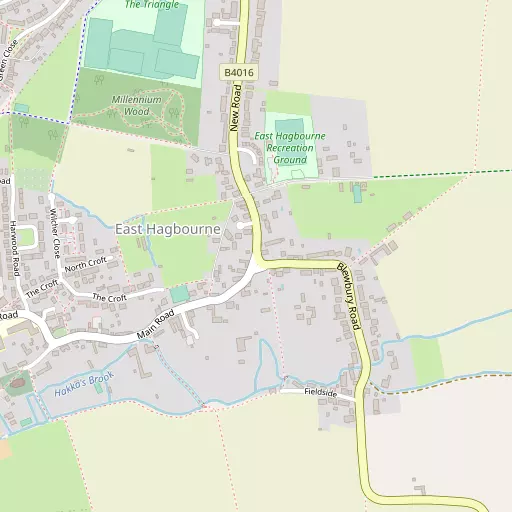 Map of East Hagbourne