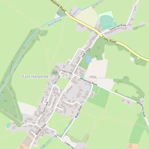 Map of East Harptree