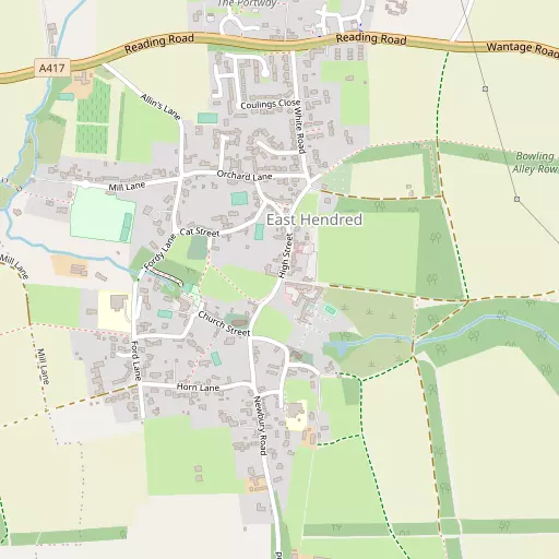 Map of East Hendred
