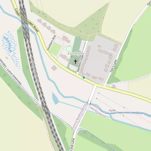 Map of East Hyde