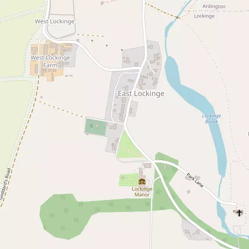 Map of East Lockinge