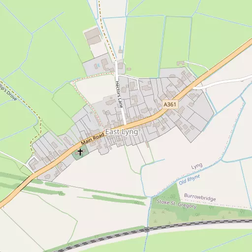 Map of East Lyng