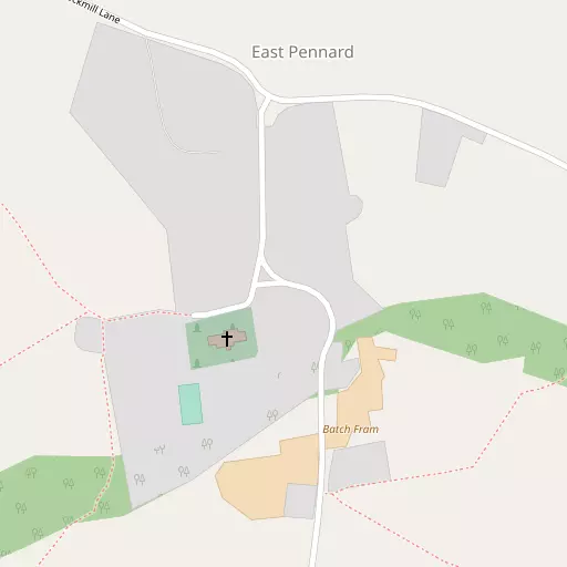 Map of East Pennard