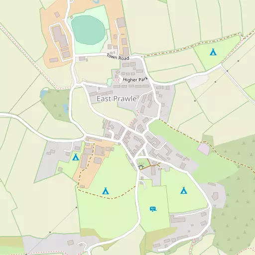 Map of East Prawle