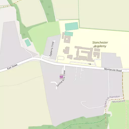 Map of East Stoke