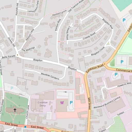 Map of East Town