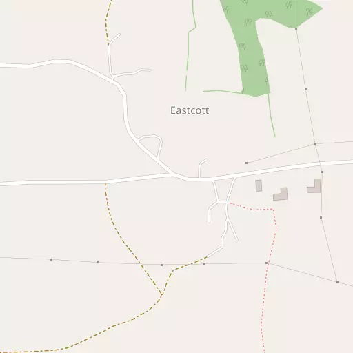 Map of Eastcott