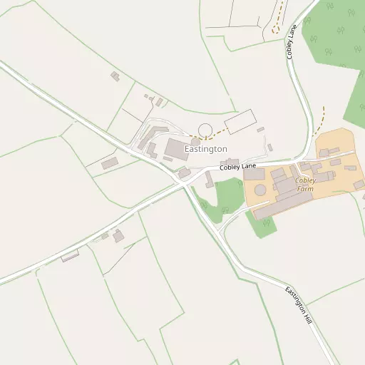 Map of Eastington