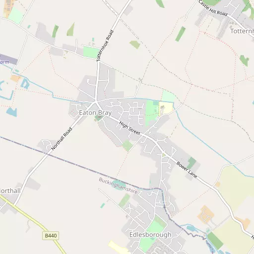 Map of Eaton Bray