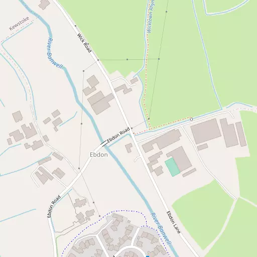 Map of Ebdon