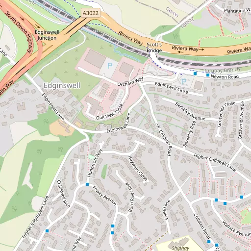Map of Edginswell