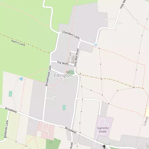 Map of Edington