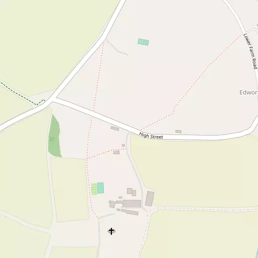 Map of Edworth