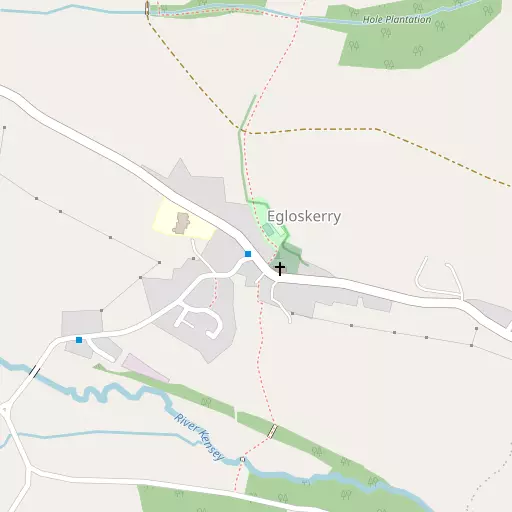 Map of Egloskerry