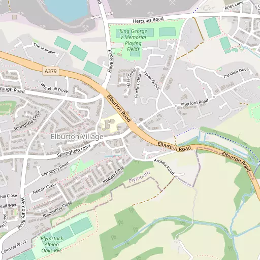 Map of Elburton