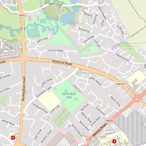 Map of Elmhurst