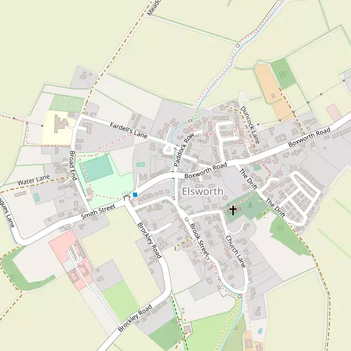 Map of Elsworth