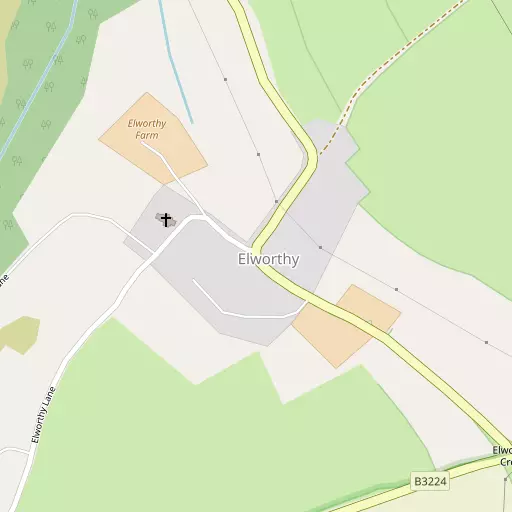 Map of Elworthy