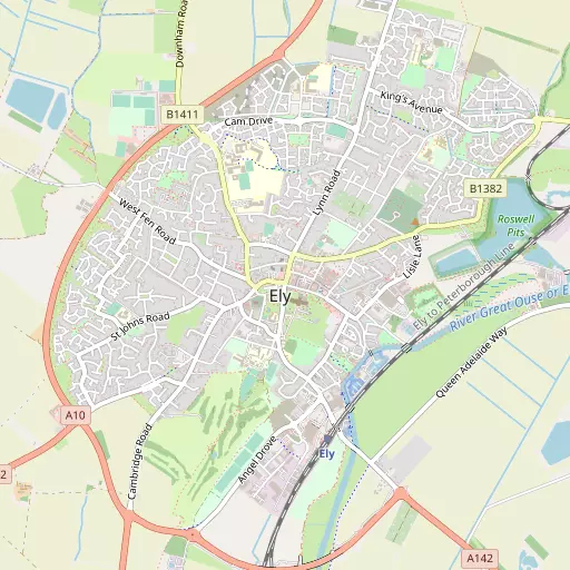 Map of Ely