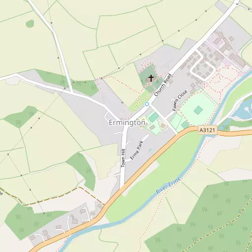 Map of Ermington