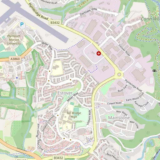 Map of Estover