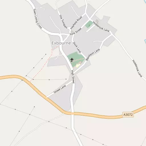 Map of Exbourne