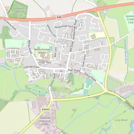 Map of Eynsham