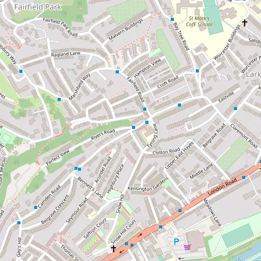 Map of Fairfield Park